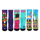 Mary Blair Fun Character Novelty Women Crew Printed Socks